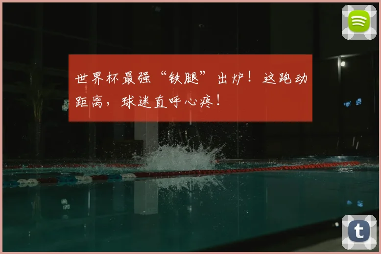 世界杯最强“铁腿”出炉！这跑动距离，球迷直呼心疼！